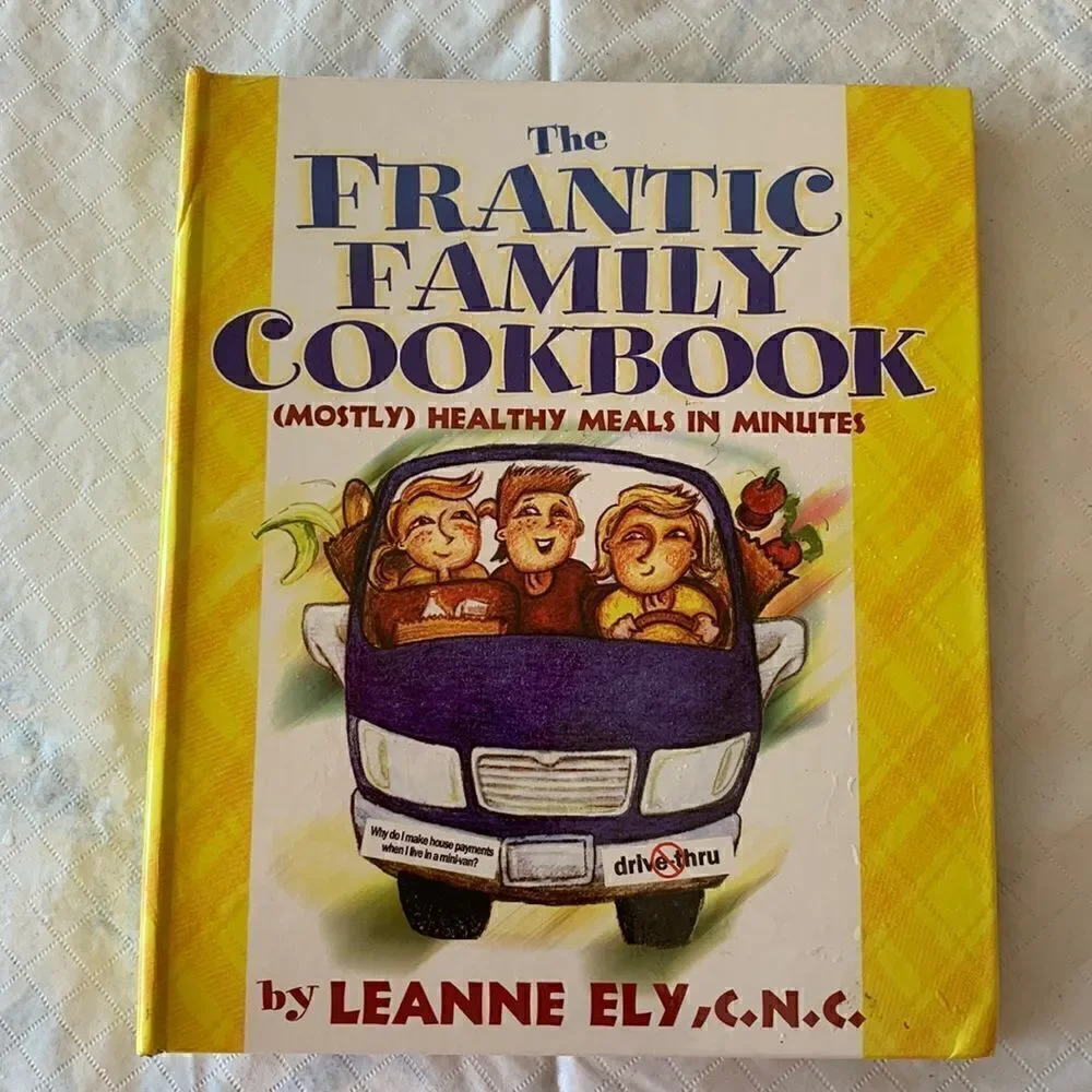 Cookbook Hardcover Binder Frantic Family Cookbook Leanne Ely